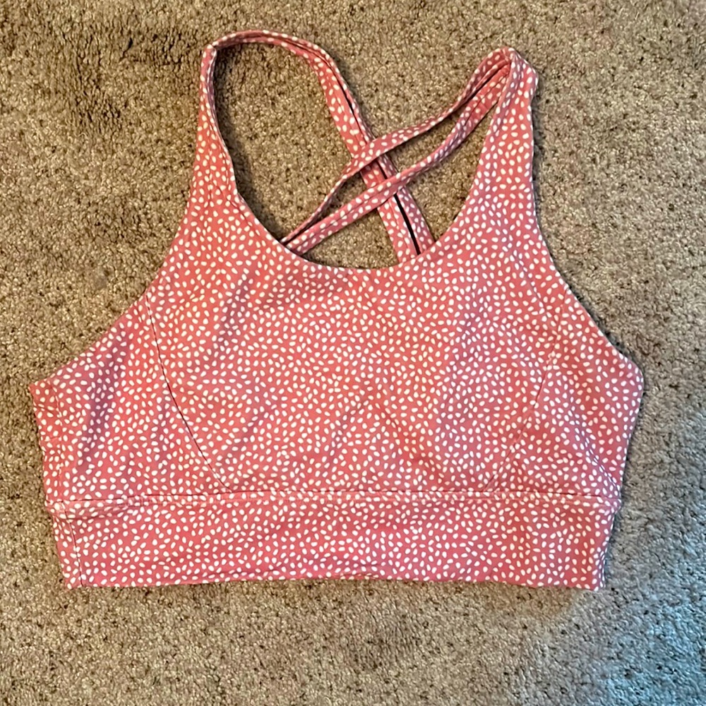 Buffbunny pink salt bossy Rosa sports bra